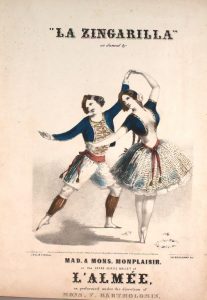 Hippolyte Monsplaisir and his wife Adele Monplaisir "Courtesy of the Lester S. Levy Collection of Sheet Music, The Sheridan Libraries, The Johns Hopkins University"